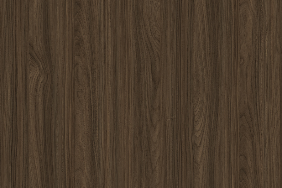 Película decorativa estampada de PVC de grano de madera de color oscuro