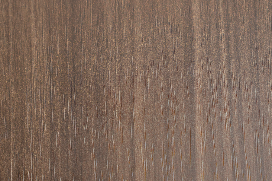Película decorativa estampada de PVC de grano de madera de color oscuro