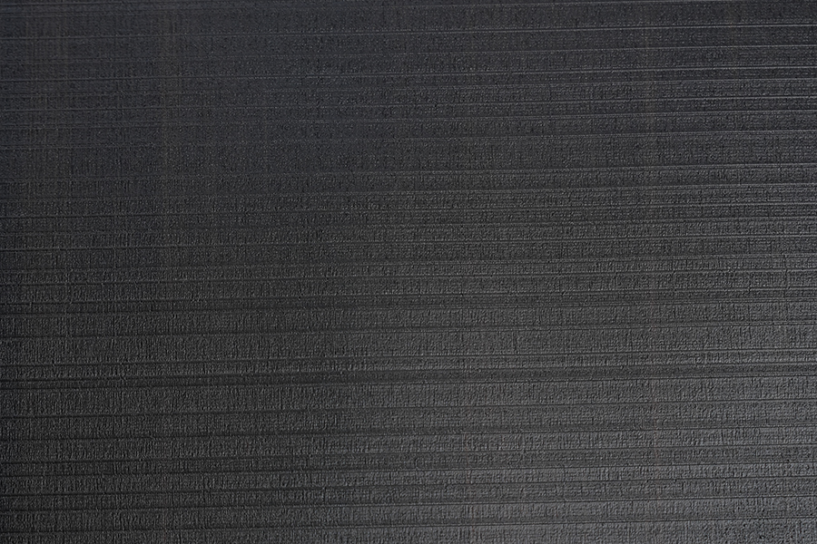 Película decorativa estampada de PVC de grano de madera de color oscuro