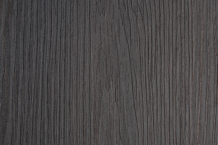 Película decorativa estampada de PVC de grano de madera de color oscuro