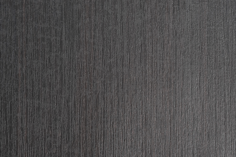 Película decorativa estampada de PVC de grano de madera de color oscuro