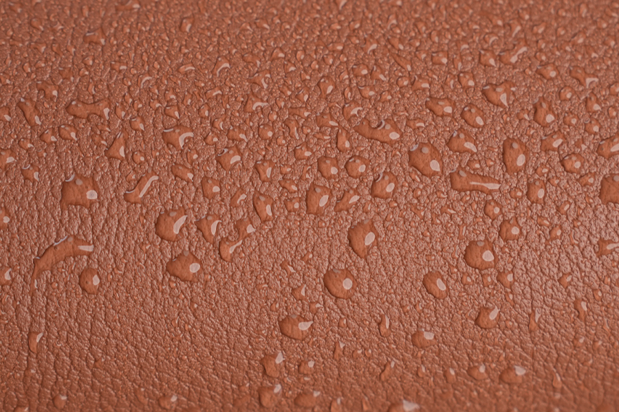 Textura de cuero de falso oscuro PVC Película decorativa