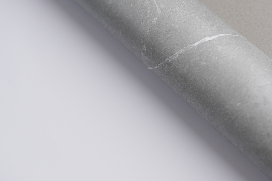 Película Decorativa Impresa en PVC de Mármol Blanco Jazz